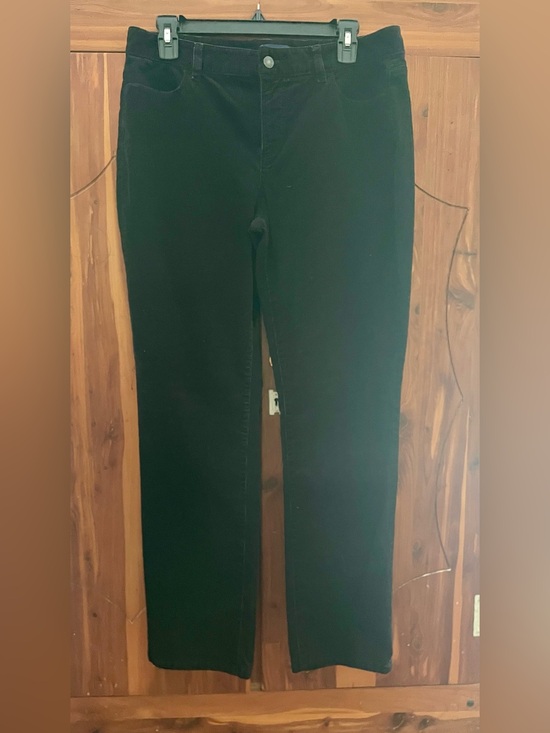 Talbots Denim - Vintage Talbots Women’s Black Corduroy Straight-Leg Pants Size 10P
